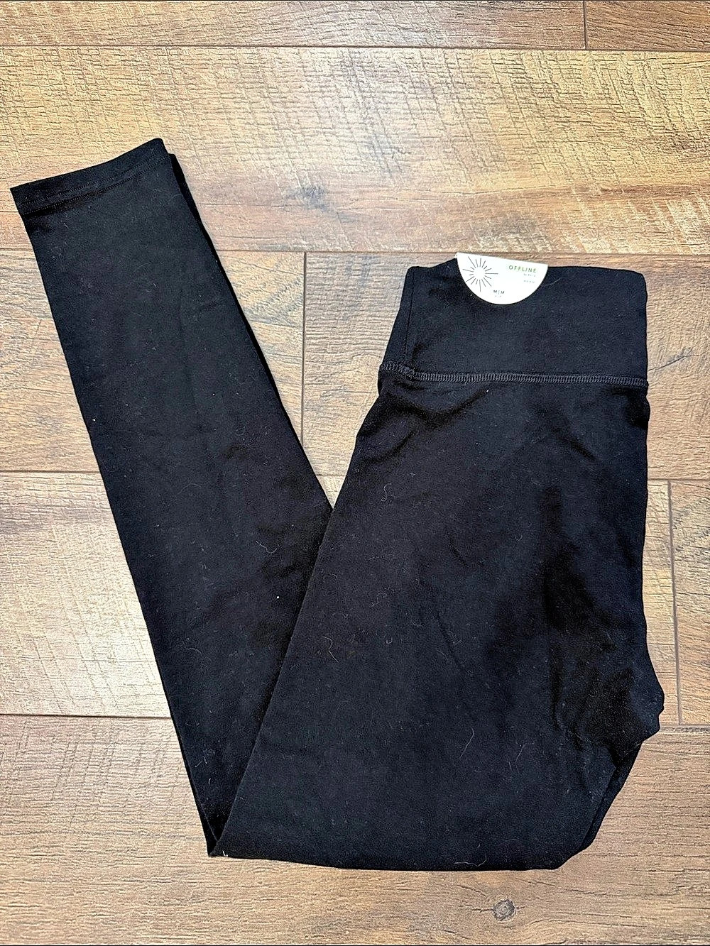 Offline by Aerie The OG Legging Black Nylon Leggings Size Medium NWT